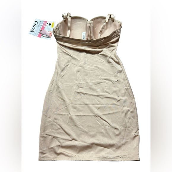 CURVI nude Slip Strapless underwire bra multiway detachable straps 36B NWT - Picture 3 of 6